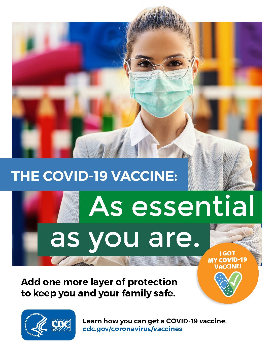 CDC-COVID-Vaccine-young-woman-essential-poster-03-logo-print-pdf ...