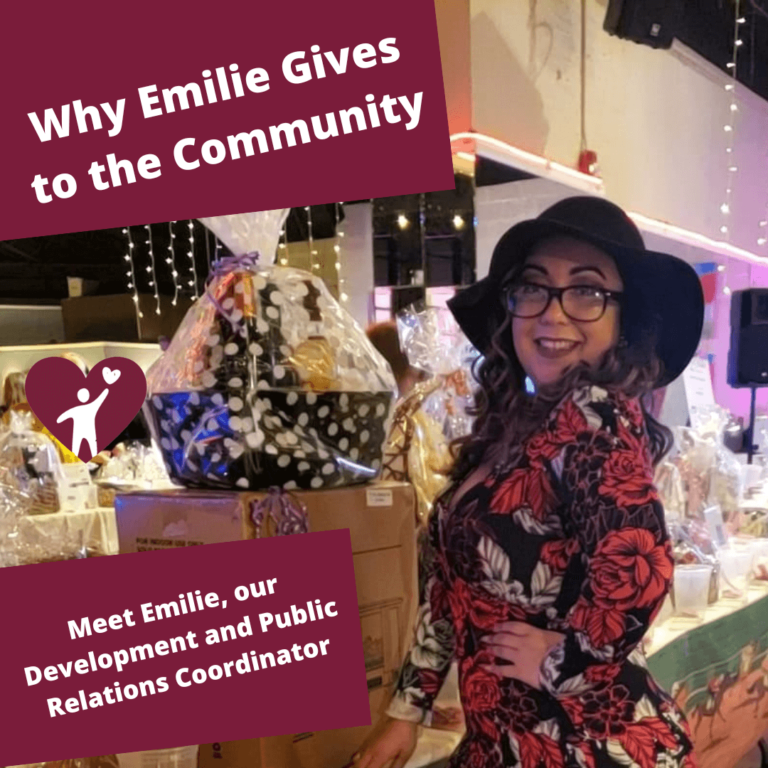 Why Emilie Gives to the Community