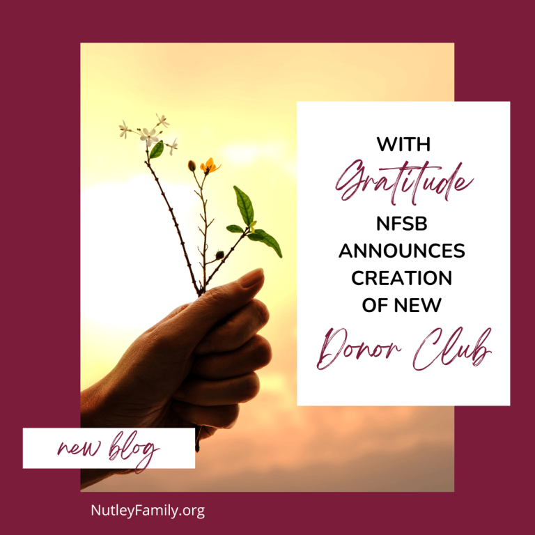 With Gratitude, NFSB Announces Creation of New Donor Club