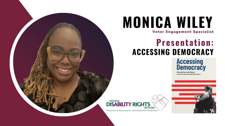 Inclusive Mental Health Symposium Preview: Accessing Democracy, Presented by Monica Wiley